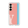スリムプロテクションプレミアムケース［ オリジナル - initial color line - Y pink ］