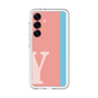 スリムプロテクションプレミアムケース［ オリジナル - initial color line - Y pink ］