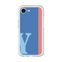 スリムプロテクションプレミアムケース［ オリジナル - initial color line - Y blue ］