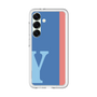 スリムプロテクションプレミアムケース［ オリジナル - initial color line - Y blue ］