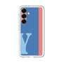 スリムプロテクションプレミアムケース［ オリジナル - initial color line - Y blue ］