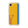 スリムプロテクションプレミアムケース［ オリジナル - initial color line - Y orange ］