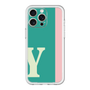 スリムプロテクションプレミアムケース［ オリジナル - initial color line - Y green ］