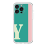 スリムプロテクションプレミアムケース［ オリジナル - initial color line - Y green ］