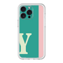 スリムプロテクションプレミアムケース［ オリジナル - initial color line - Y green ］