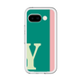 スリムプロテクションプレミアムケース［ オリジナル - initial color line - Y green ］