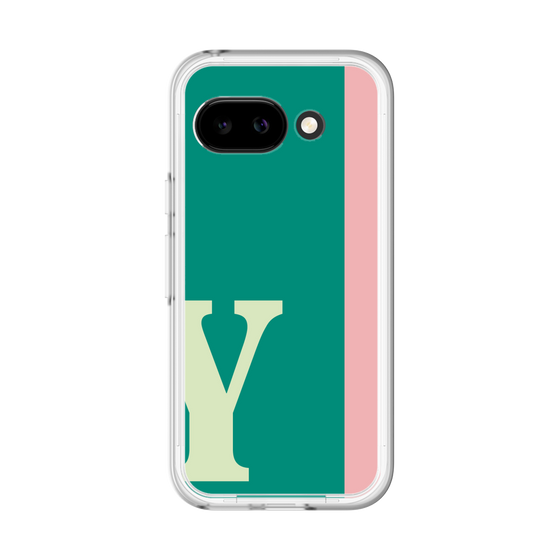 スリムプロテクションプレミアムケース［ オリジナル - initial color line - Y green ］