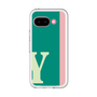 スリムプロテクションプレミアムケース［ オリジナル - initial color line - Y green ］