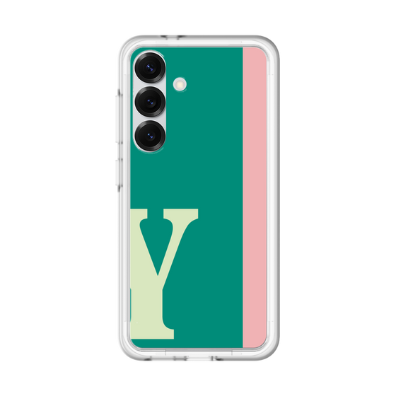 スリムプロテクションプレミアムケース［ オリジナル - initial color line - Y green ］