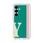 スリムプロテクションプレミアムケース［ オリジナル - initial color line - Y green ］