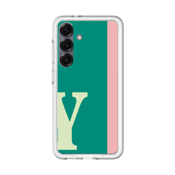 スリムプロテクションプレミアムケース［ オリジナル - initial color line - Y green ］