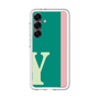 スリムプロテクションプレミアムケース［ オリジナル - initial color line - Y green ］