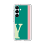 スリムプロテクションプレミアムケース［ オリジナル - initial color line - Y green ］