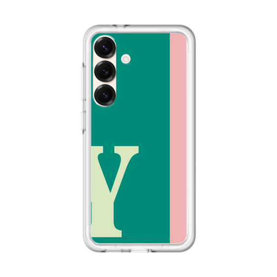 スリムプロテクションプレミアムケース［ オリジナル - initial color line - Y green ］