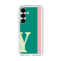 スリムプロテクションプレミアムケース［ オリジナル - initial color line - Y green ］