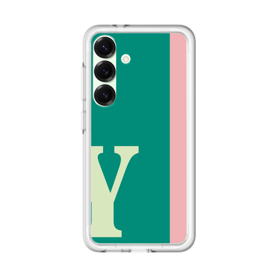 スリムプロテクションプレミアムケース［ オリジナル - initial color line - Y green ］