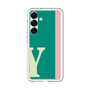 スリムプロテクションプレミアムケース［ オリジナル - initial color line - Y green ］