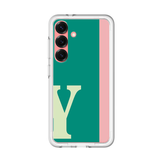 スリムプロテクションプレミアムケース［ オリジナル - initial color line - Y green ］