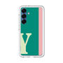 スリムプロテクションプレミアムケース［ オリジナル - initial color line - Y green ］