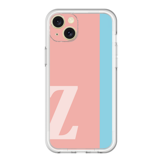 スリムプロテクションプレミアムケース［ オリジナル - initial color line - Z pink ］