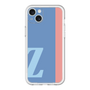 スリムプロテクションプレミアムケース［ オリジナル - initial color line - Z blue ］