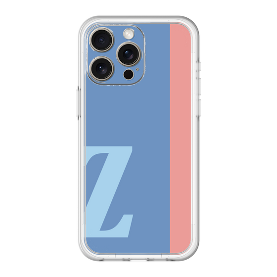 スリムプロテクションプレミアムケース［ オリジナル - initial color line - Z blue ］