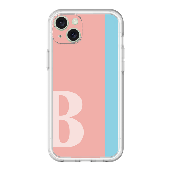 スリムプロテクションプレミアムケース［ オリジナル - initial color line - B pink ］