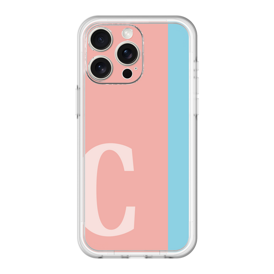 スリムプロテクションプレミアムケース［ オリジナル - initial color line - C pink ］