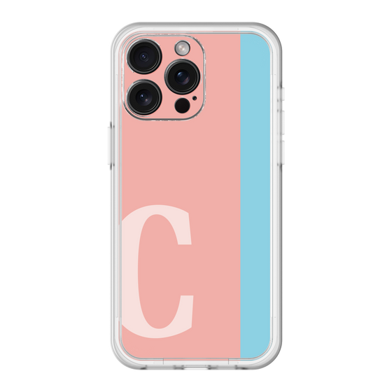 スリムプロテクションプレミアムケース［ オリジナル - initial color line - C pink ］
