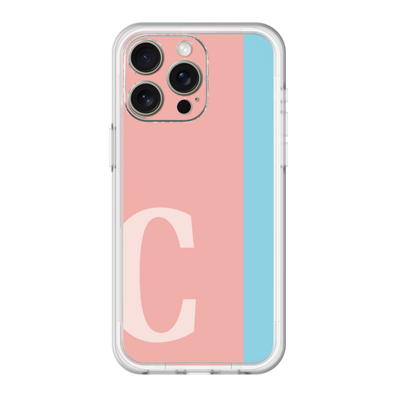 スリムプロテクションプレミアムケース［ オリジナル - initial color line - C pink ］