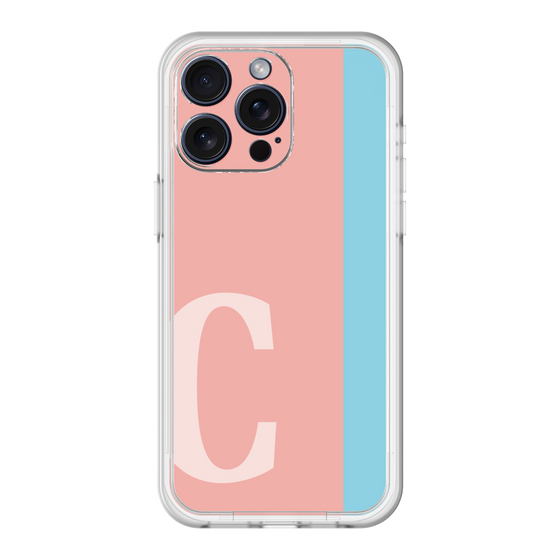 スリムプロテクションプレミアムケース［ オリジナル - initial color line - C pink ］