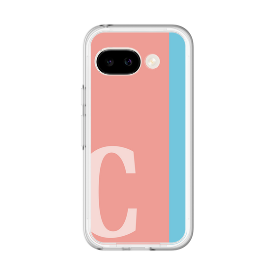 スリムプロテクションプレミアムケース［ オリジナル - initial color line - C pink ］