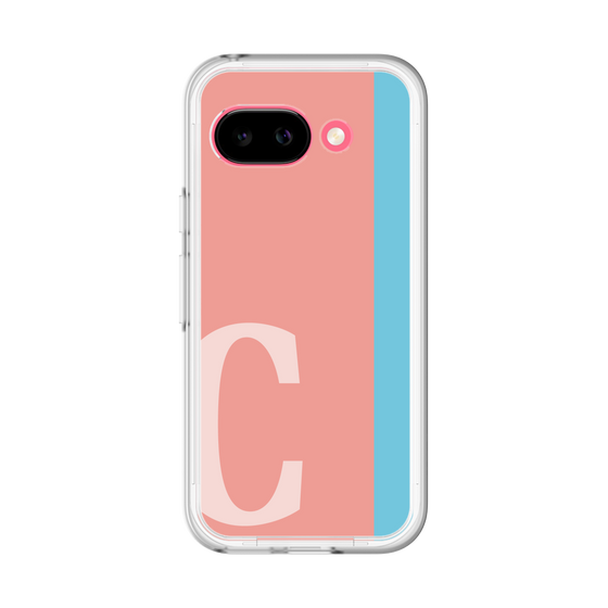 スリムプロテクションプレミアムケース［ オリジナル - initial color line - C pink ］