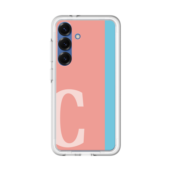 スリムプロテクションプレミアムケース［ オリジナル - initial color line - C pink ］