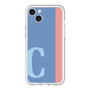スリムプロテクションプレミアムケース［ オリジナル - initial color line - C blue ］