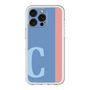 スリムプロテクションプレミアムケース［ オリジナル - initial color line - C blue ］