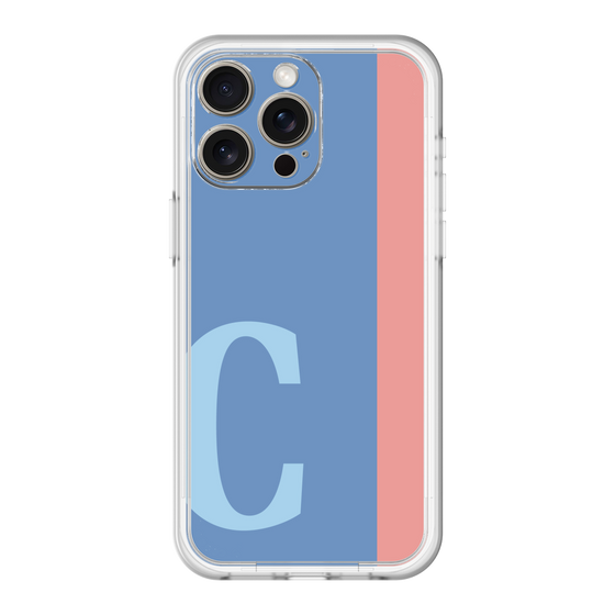 スリムプロテクションプレミアムケース［ オリジナル - initial color line - C blue ］