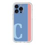 スリムプロテクションプレミアムケース［ オリジナル - initial color line - C blue ］