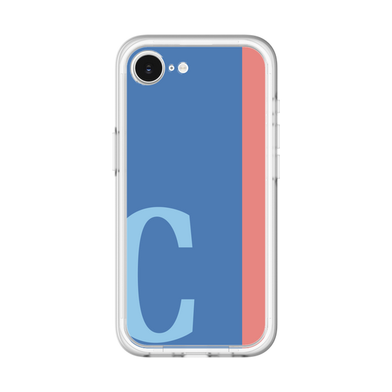 スリムプロテクションプレミアムケース［ オリジナル - initial color line - C blue ］