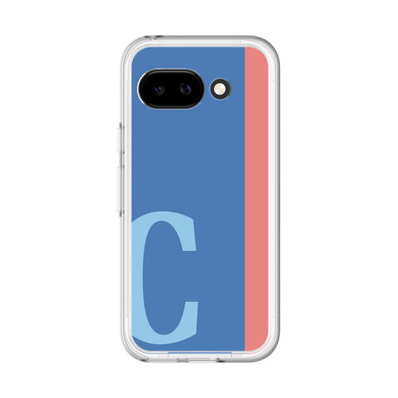 スリムプロテクションプレミアムケース［ オリジナル - initial color line - C blue ］