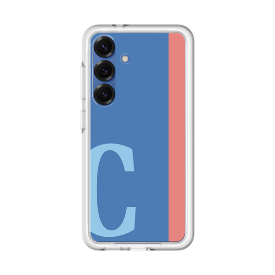 スリムプロテクションプレミアムケース［ オリジナル - initial color line - C blue ］