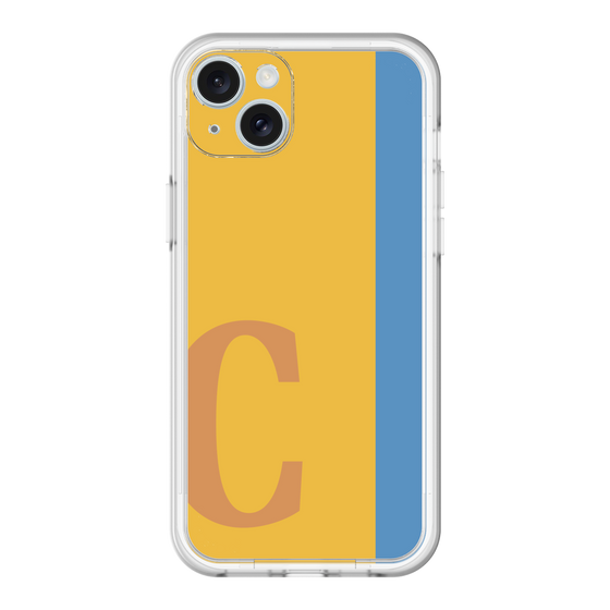 スリムプロテクションプレミアムケース［ オリジナル - initial color line - C orange ］