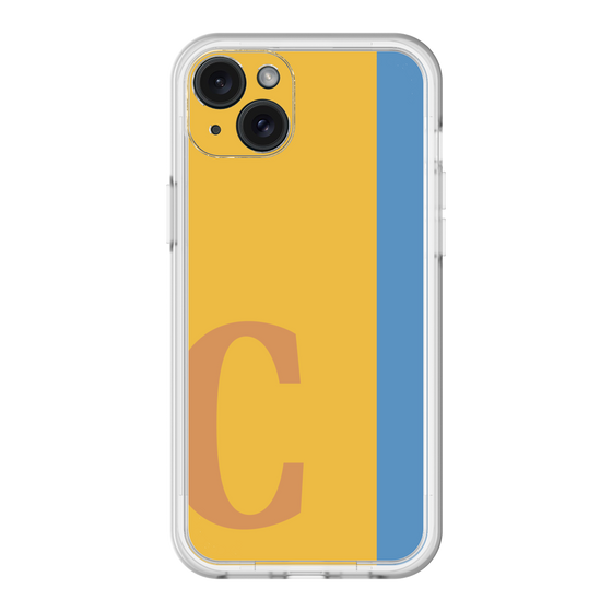 スリムプロテクションプレミアムケース［ オリジナル - initial color line - C orange ］