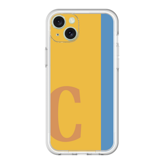 スリムプロテクションプレミアムケース［ オリジナル - initial color line - C orange ］
