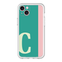 スリムプロテクションプレミアムケース［ オリジナル - initial color line - C green ］