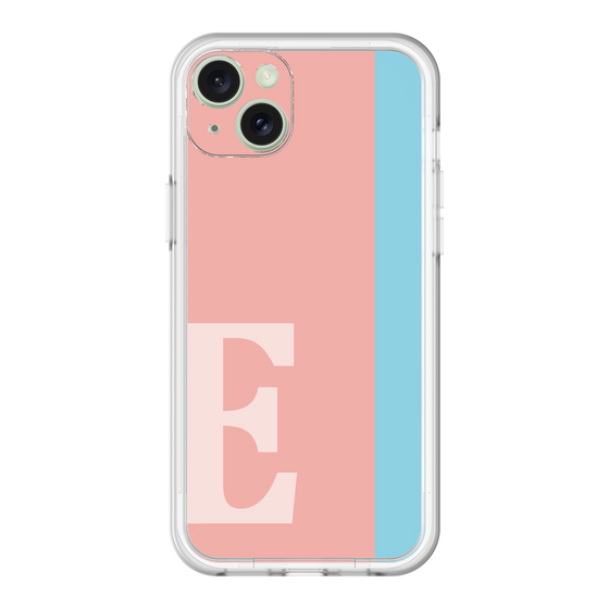 スリムプロテクションプレミアムケース［ オリジナル - initial color line - E pink ］