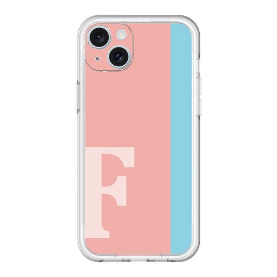 スリムプロテクションプレミアムケース［ オリジナル - initial color line - F pink ］