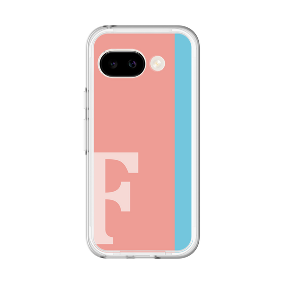 スリムプロテクションプレミアムケース［ オリジナル - initial color line - F pink ］