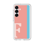 スリムプロテクションプレミアムケース［ オリジナル - initial color line - F pink ］