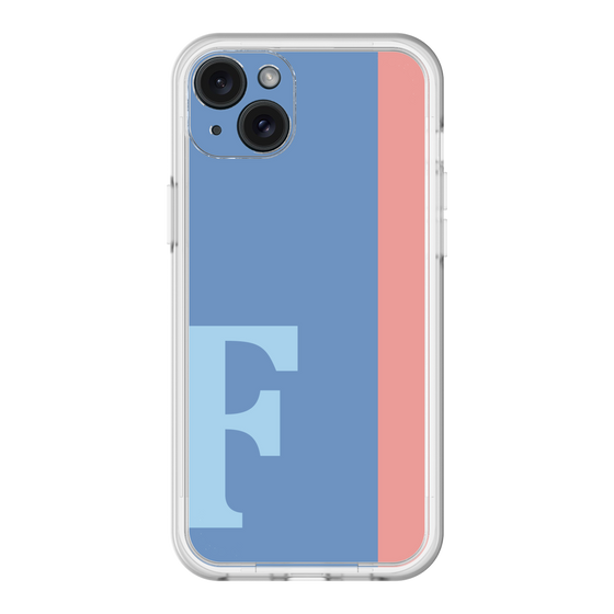 スリムプロテクションプレミアムケース［ オリジナル - initial color line - F blue ］